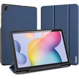 Dux Ducis Osom Series Galaxy Tab S6 Lite Hoesje Tri-fold Blauw