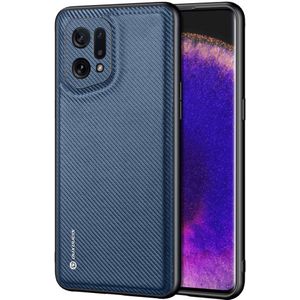 Dux Ducis Fino Series Oppo Find X5 Hoesje Back Cover Blauw