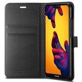 Spigen Wallet S Flip Hoesje Hawei P20 Lite Zwart