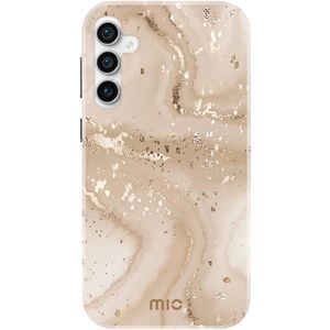 MIO MagSafe Samsung Galaxy S23 FE Hoesje Hard Shell Cover Gold Marble