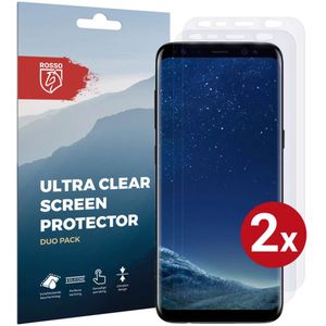 Rosso Samsung Galaxy S8 Ultra Clear Screen Protector Duo Pack