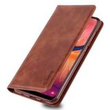 AZNS Retro Samsung Galaxy A40 Portemonnee Stand Hoesje Donkerbruin