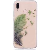Huawei P20 Lite TPU Backcover met Feathers Print