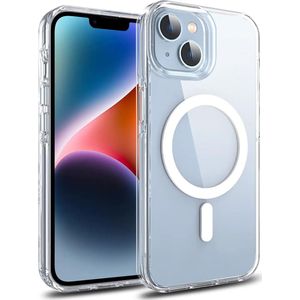 Apple iPhone 14 Hoesje voor MagSafe Dun TPU Back Cover Transparant