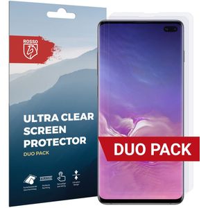 Rosso Samsung Galaxy S10 Plus Ultra Clear Screen Protector Duo Pack