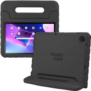 HappyCase Lenovo Tab M10 Plus Gen 3 Kinder Tablethoes Handvat Zwart