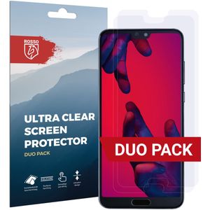 Rosso Huawei P20 Pro Ultra Clear Screen Protector Duo Pack