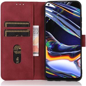 KHAZNEH Google Pixel 8a Hoesje Retro Wallet Book Case Rood