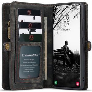 CaseMe 008 Samsung Galaxy S22 Hoesje Book Case Back Cover Zwart