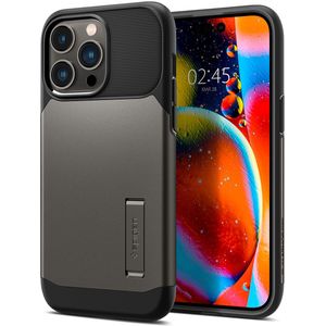 Spigen Slim Armor Apple iPhone 14 Pro Hoesje Back Cover Gunmetal