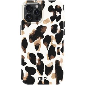 MIO MagSafe Apple iPhone 15 Pro Max Hoesje Hard Shell Leopard