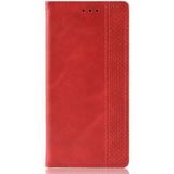 Samsung Galaxy A80 Vintage Portemonnee Hoesje Rood