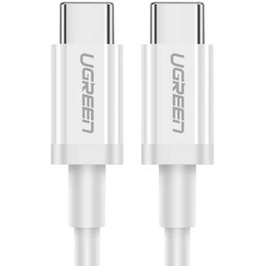 UGREEN USB-C naar USB-C Kabel 60W Data en Oplaadkabel 1.5M Wit