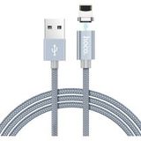 Hoco Magnetic Series Apple Lightning Kabel 1m Metal Gray