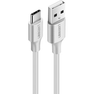 UGREEN USB-A naar USB-C Kabel 2.4A Fast Charge 2 Meter Wit