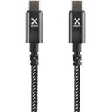 Xtorm Original USB-C 60W Gevlochten Power Delivery Kabel 1 Meter Zwart