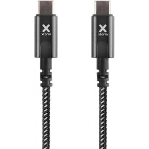 Xtorm Original USB-C 60W Gevlochten Power Delivery Kabel 1 Meter Zwart