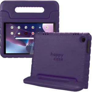 HappyCase Lenovo Tab M10 Gen 3 10.1 Kinder Tablethoes Handvat Paars
