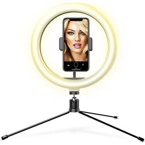 4smarts LoomiPod Mini Tripod statief voor Mobiel - GSM - Smartphone met Ring Licht LED ringlamp