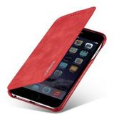 Apple iPhone 6/6s Retro Style Bookcase Hoesje Kaarthouder Rood