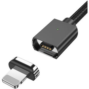 Essager 3A USB naar Lightning Fast Charge Oplaad Kabel 1M Zwart