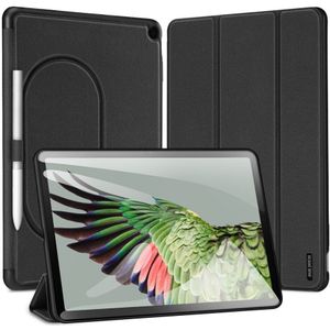 Dux Ducis Domo Google Pixel Tablet Hoes Tri-Fold Book Case Zwart