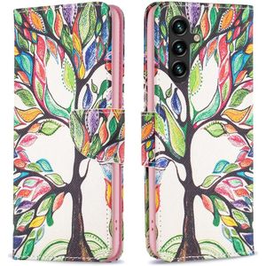 Samsung Galaxy A05s Hoesje Portemonnee Book Case Boom Print