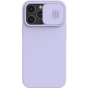 Nillkin iPhone 13 Pro Hoesje MagSafe Siliconen met Camera Slider Paars