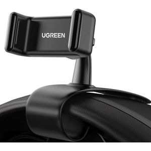 UGREEN Universele Auto Klemmende Telefoonhouder 360° Draaibaar Dashboard Zwart