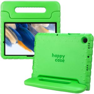 HappyCase Samsung Tab A8 Kinder Tablethoes met Handvat Groen