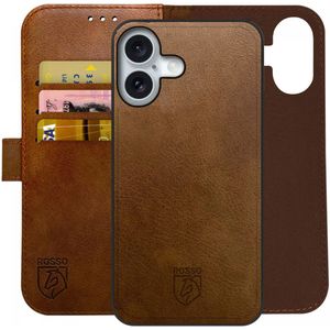 Rosso Element Uitneembaar 2-in-1 Apple iPhone 16 Plus Hoesje Bruin