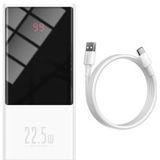 Baseus Super 22.5W Powerbank 20.000 mAh met Fast Charge Wit