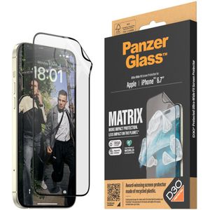PanzerGlass Matrix D3O Ultra-Wide iPhone 15 Plus Protector AlignerKit