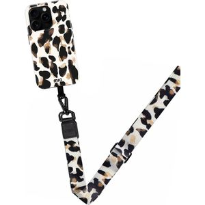 MIO MagSafe iPhone 16 Pro Max Hoesje met Telefoonkoord Leopard