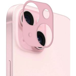 Rosso Apple iPhone 15 / 15 Plus Camera Lens Protector Roze
