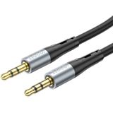 Hoco UPA22 3.5mm Jack naar 3.5mm Jack Audiokabel Siliconen 1M Zwart