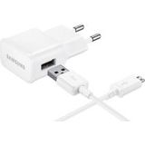 Originele Samsung Oplader 10W met Micro-USB Kabel EP-TA12EBEU Wit