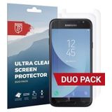 Rosso Samsung Galaxy J3 2017 Ultra Clear Screen Protector Duo Pack