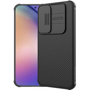 Nillkin CamShield Samsung A55 Hoesje Camera Slider Back Cover Zwart