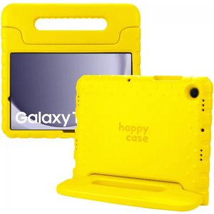 HappyCase Candy  Samsung Tab A9 Plus Kinder Hoes met Screenprotector Geel