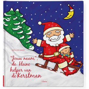 Boek met naam en foto -  De kleine helper van de Kerstman - Hardcover