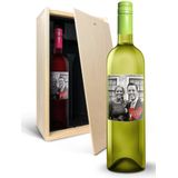 Wijnpakket met bedrukt etiket - Oude Kaap - Wit en rood