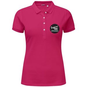 Polo voor dames bedrukken - Fuchsia - S