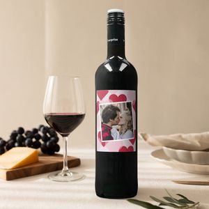 Wijn met bedrukt etiket - Maison de la Surprise - Merlot