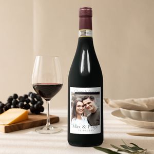 Wijn met bedrukt etiket - Farina Amarone della Valpolicella