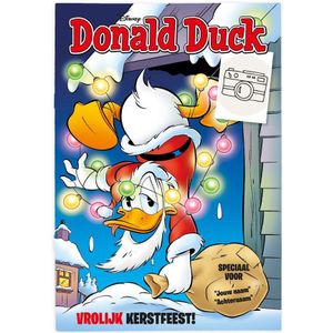 Donald Duck - Kerst - Tijdschrift met naam en foto