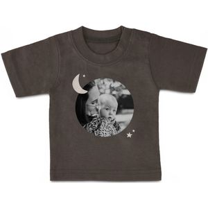 Baby shirt bedrukken - Korte mouw - Fuchsia - 50/56