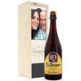 Bier in bedrukte kist - La Trappe Quadrupel