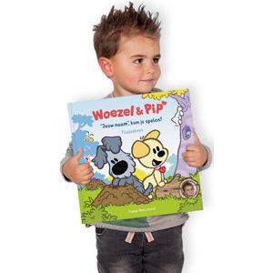 Woezel & Pip XXL flapjesboek met naam en foto - Verstoppertje