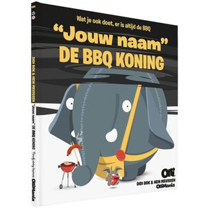 Ollimania - The BBQ King - XXL versie met naam en foto